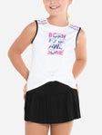 Lucky in Love Girl's Prep Awesome Tank