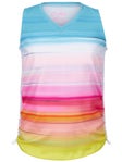 Lucky in Love Girl's Tropical Bliss Ruche Tank