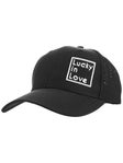 Lucky in Love Laser Cut Hat Black