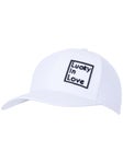 Lucky in Love Laser Cut Hat White