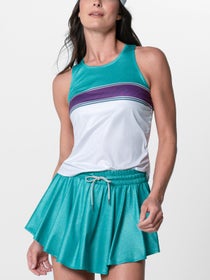 Lucky In Love Women's Chroma Stripe Cinch Tank