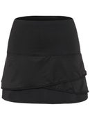 Lucky in Love Women's Core Scallop Skirt Black