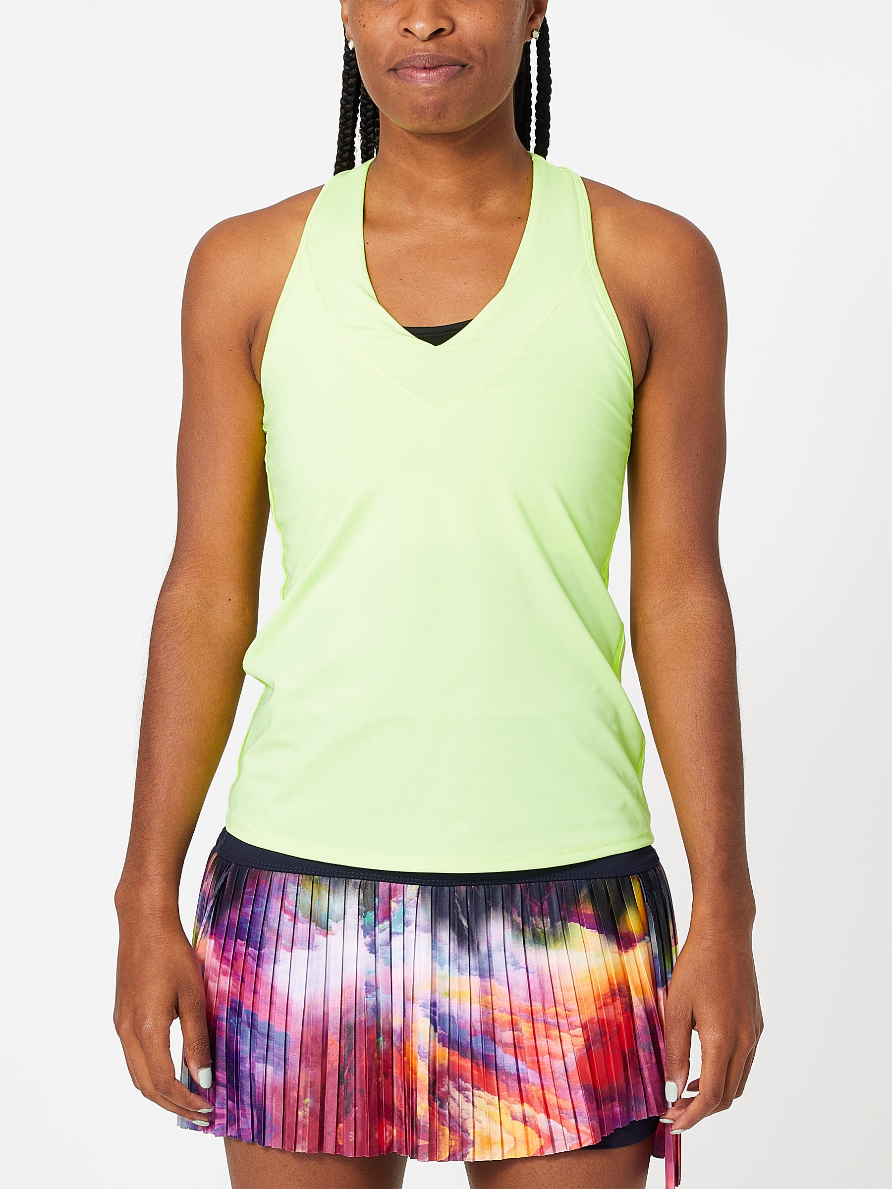 Details about   Lucky In Love Why Knot Girls Tennis Tank Top 