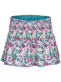 Lucky in Love Girl's Flower Frenzy Smocked Skirt
