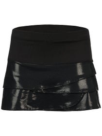 Lucky in Love Girl's Neon Shiny Scallop Skirt