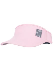 Lucky In Love Women's Stretch Visor - Pink