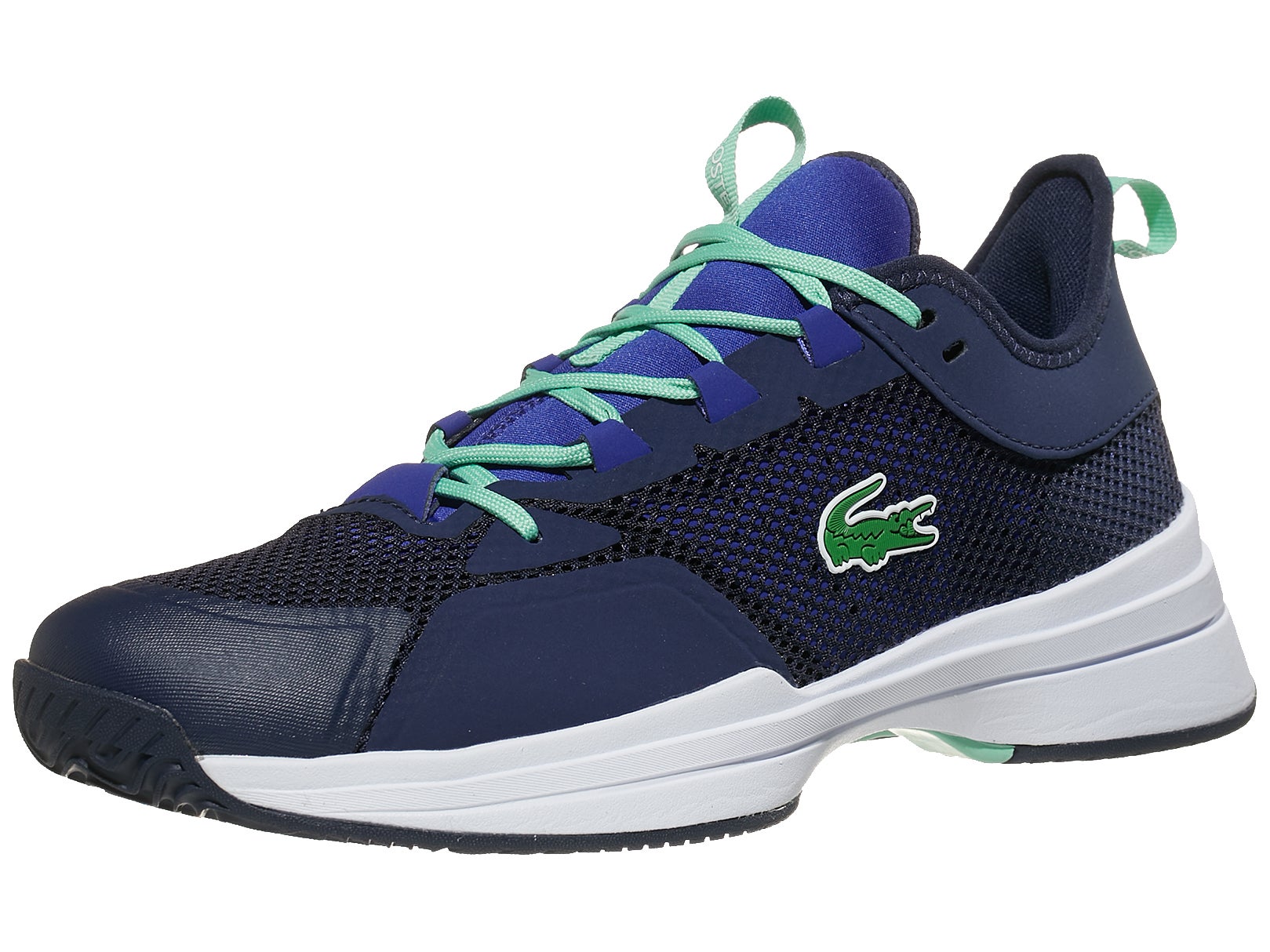 Lacoste Junior Boys L.ight Cushioned Trainers in Navy Blue 