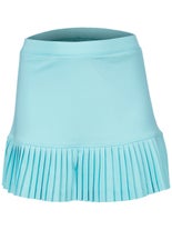 Li Mi Girl Captiva Cove Mini Pleat Skirt Blue L