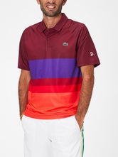 Lacoste Men's Novak Ombre Colorblock Polo