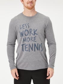 Less Work More Tennis Men's Long Sleeve