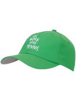 Less Work More Tennis Performance Hat - Green