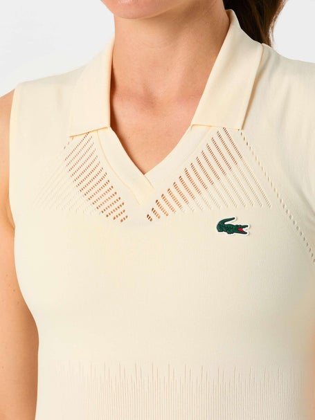 lacoste shirt dress women Lacoste Women's Short Sleeve Slim Fit Stretch Pique Polo Dress