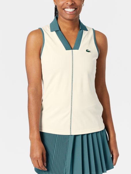 Lacoste Womens Spring Player Melbourne Sleeveless Polo