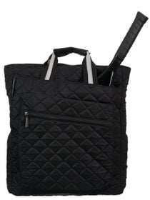 Maggie Mather Quilted Racquet Backpack Black
