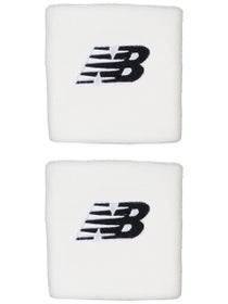 New Balance Spring Singlewide Wristbands - White