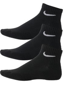 Nike Dri-Fit Cushion Quarter Sock 3-Pack Black/White