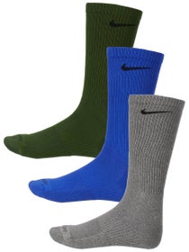 Nike Everyday Cushion Crew Sock 3-Pack Blue/Grey