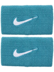 Nike Spring Premier Doublewide Wristband Teal/White