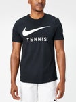 Nike Men's Core Tennis T-Shirt Black XL