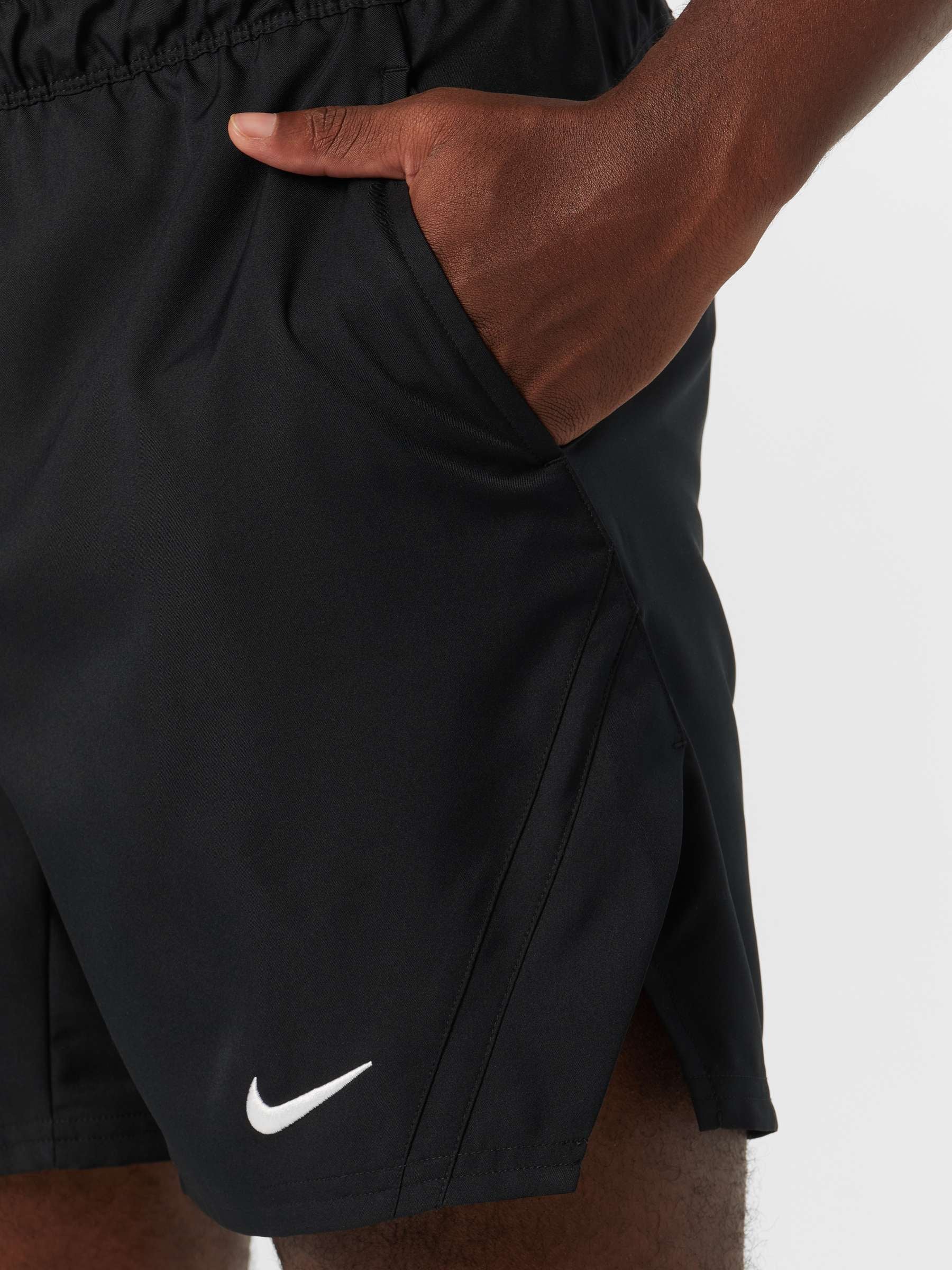 Detail shot of the hem line and pockets of the Victory Shorts