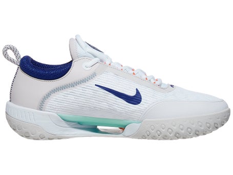 Nikecourt Zoom Nxt White/Deep Royal Blue Men'S Shoes | Tennis Warehouse