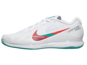 Nike Air Zoom Vapor Pro White/WashedTeal/Red Men's Shoe | Tennis