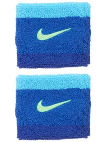 Nike Spring Swoosh Singlewide Wristband Royal/Green