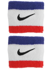 Nike Swoosh Singlewide Wristband Blue/White/Red