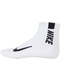Nike Training Multiplier Quarter Sock 2-Pack White
