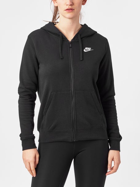 Nike Women's Core Club Full Zip Hoodie | Tennis Warehouse