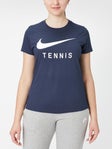Nike Women's Core Tennis T-Shirt Navy XL