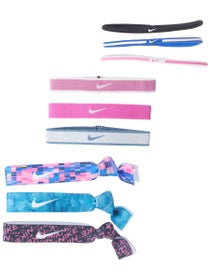 Nike Women's Mixed Ponytail Holders 9 Pack