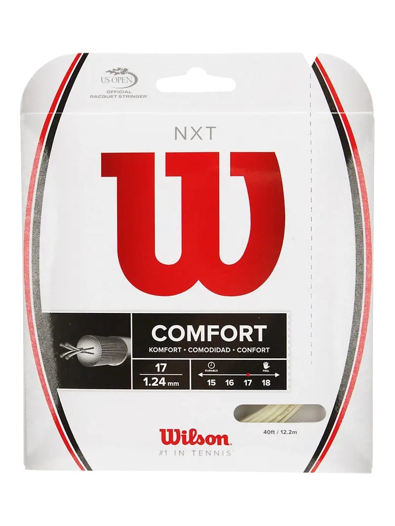 Wilson Nxt String 17 Racket Wilson NXT 17/1.24 String Natural | Tennis Warehouse