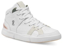 ON The Roger Clubhouse Mid White/Rose Women's Shoe
