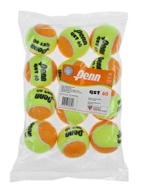Penn Quick Start Tennis 60' Orange Felt Ball 12 Pack