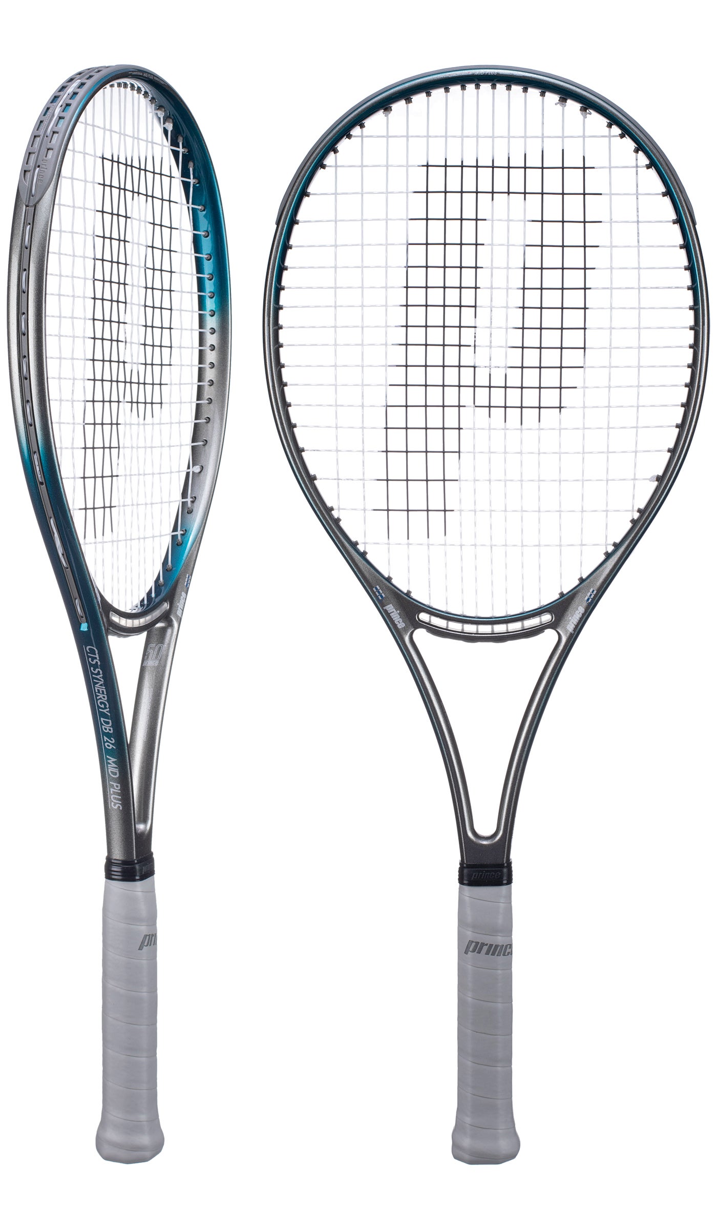 TC11-100 Prince CTS Synergy 26 Mid Plus Tennis Racquet Headguard & Grommets 