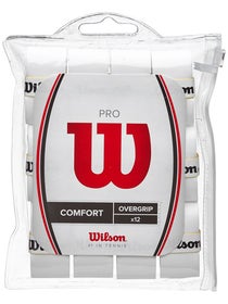 Wilson Pro Overgrip 12 Grip Pack White