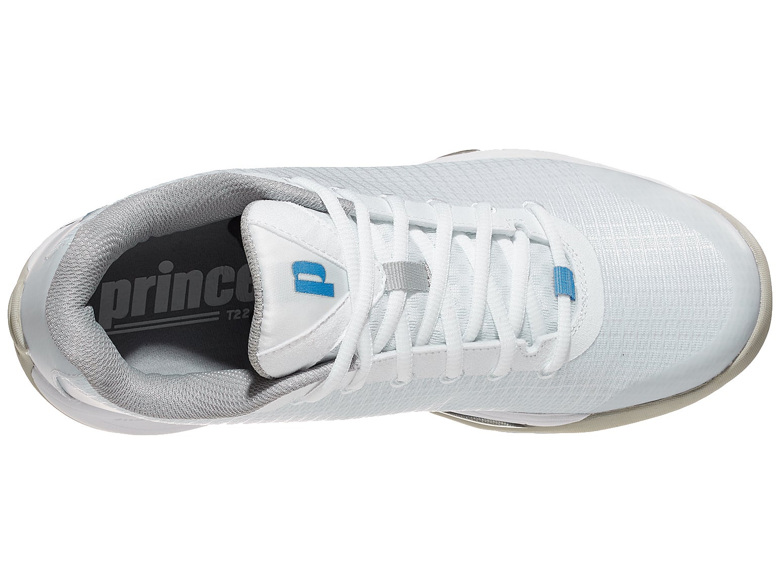 Details about   Prince T22.5 Women's Tennis Shoe White/Blue Authorized Dealer w/ Warranty 