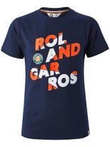 Roland Garros 2023 Jr RG T-Shirt Navy S (8A)