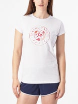 Roland Garros 2023 Wms Big Logo T-Shirt White XL