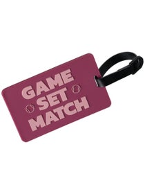 Racquet Inc Game Set Match Bag Tag - Magenta