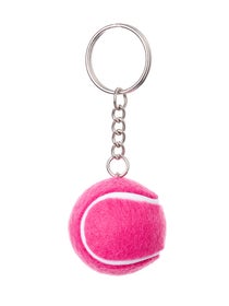 Racquet Inc Tennis Ball Keychain - Pink