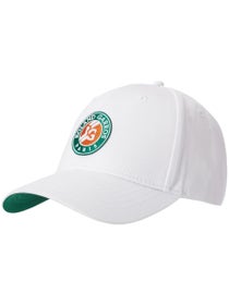 Roland Garros 2024 Men's Logo Hat - White