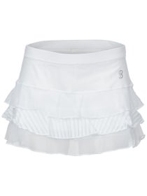Sofibella Girl's Club White Ruffle Tier Skirt