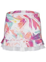 Sofibella Girl UV Double Ruffle Skirt Fruity Mrbl L