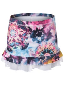 Sofibella Girl's UV Double Ruffle Skirt - Ink Dye