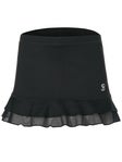 Sofibella Girl's UV Double Ruffle Skirt - Black