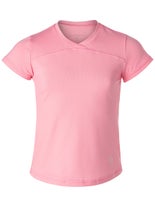 Sofibella Girl's UV Short Sleeve Pink L