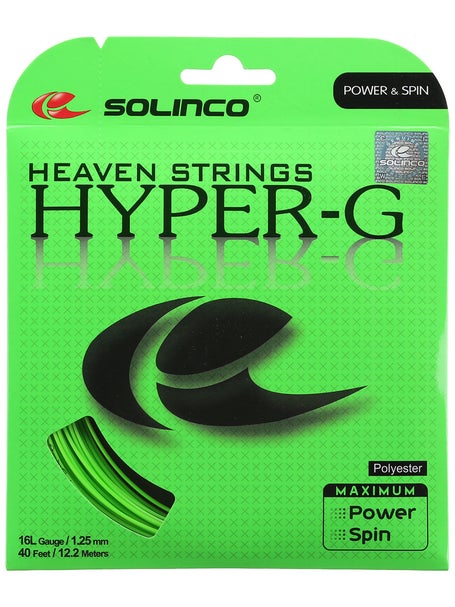 dichtbij vervolgens Acrobatiek Solinco Hyper-G 16L/1.25 String | Tennis Warehouse