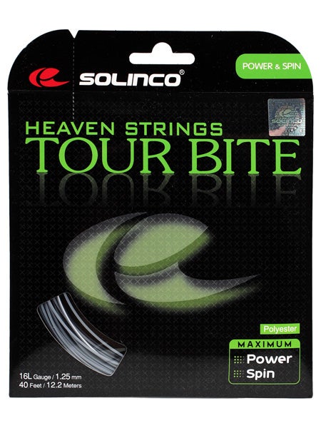 Solinco Tour Bite 16L Gauge 1.25 mm Tennis String Reel Grey 656 ft 200m PRIORITY 